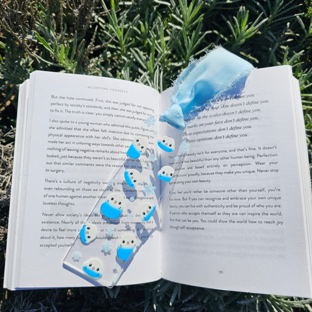 Blue Budgie Bookmark
