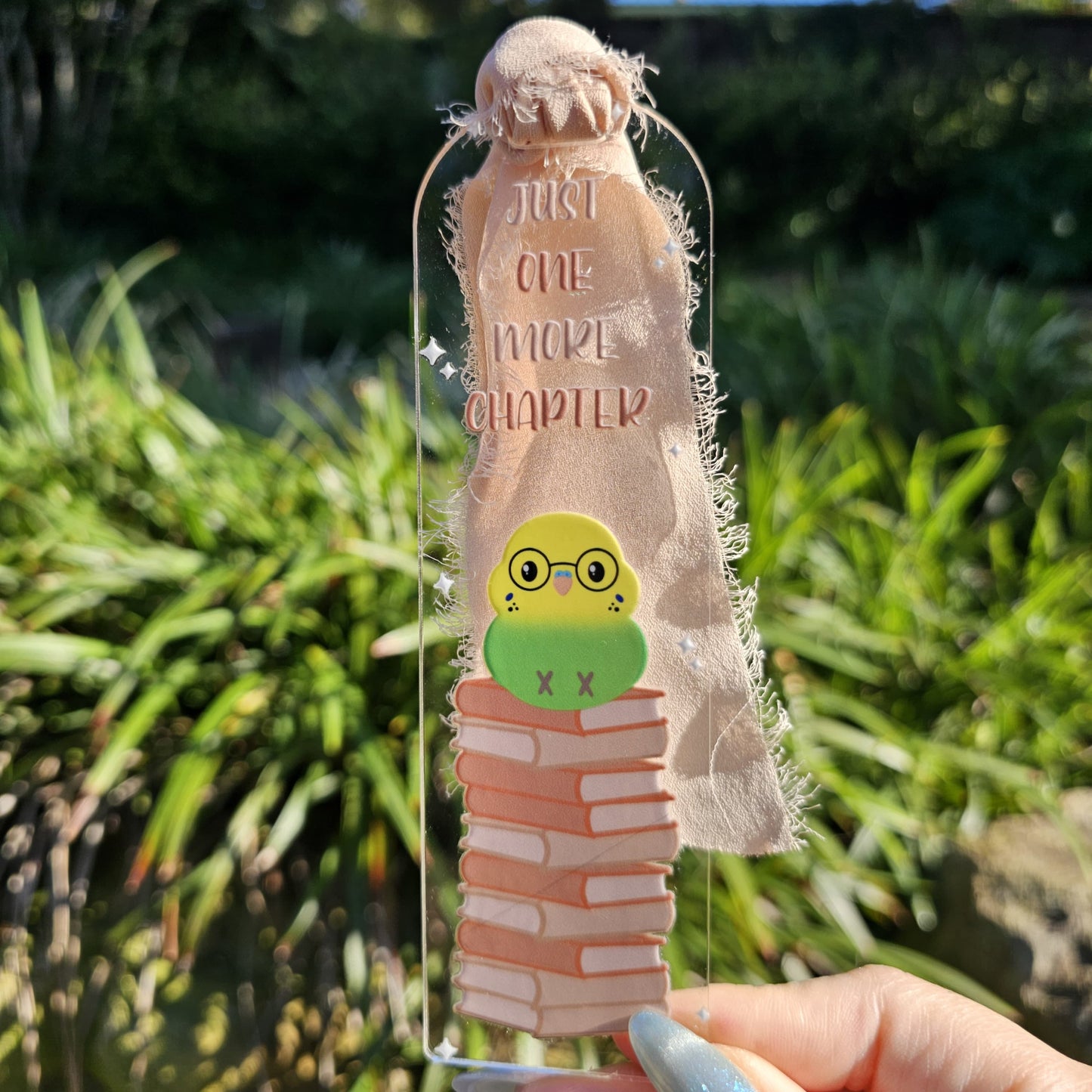 Green Budgie Bookmark
