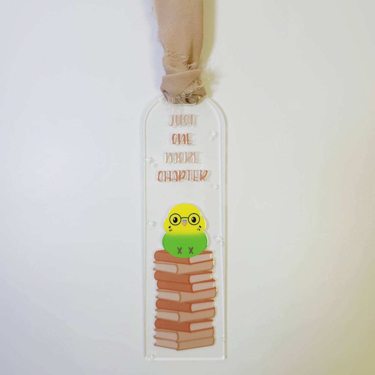 Green Budgie Bookmark