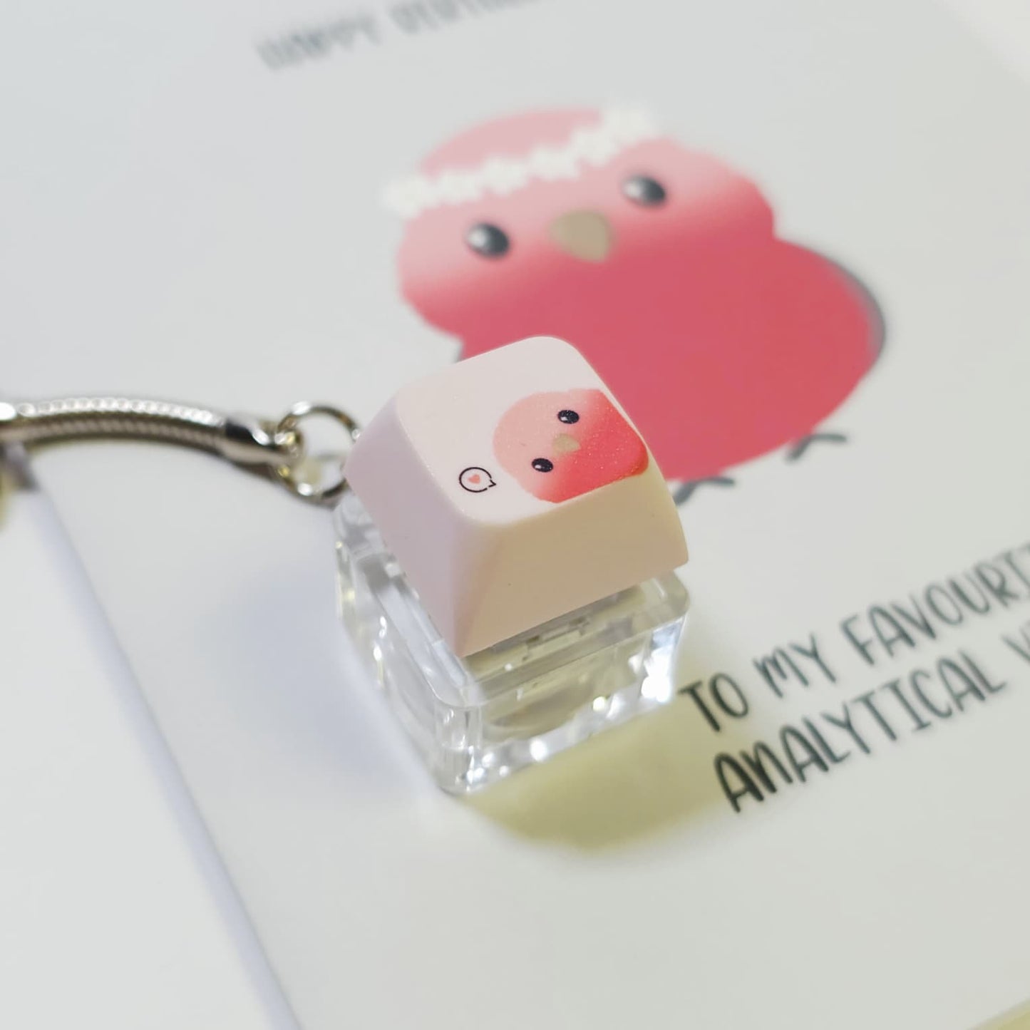 Galah Clicky Keychain