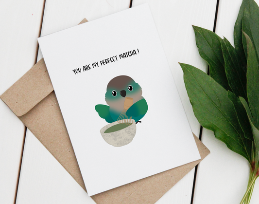 Perfect Matcha Love Card