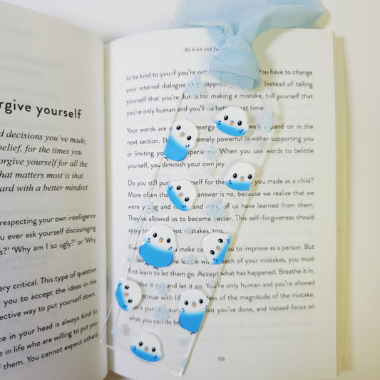 Blue Budgie Bookmark