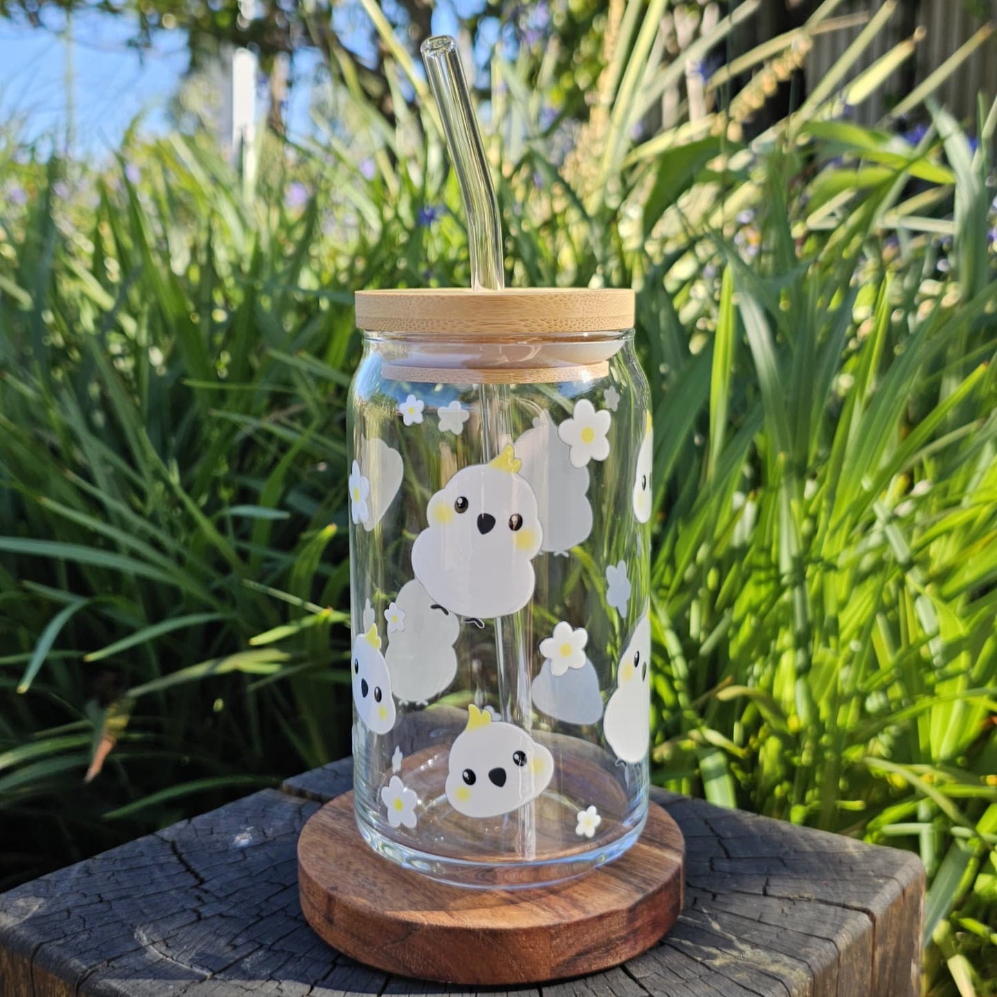 [Pre Order - Ships End November] Cockatoo Glass Tumbler