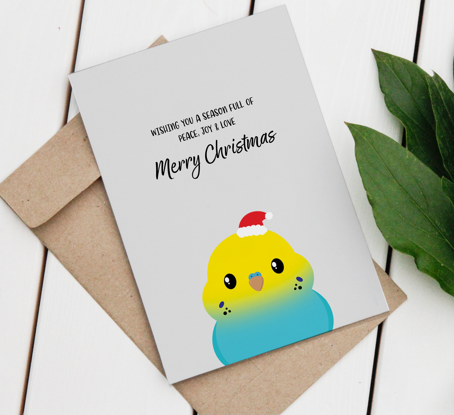 Budgie Merry Christmas