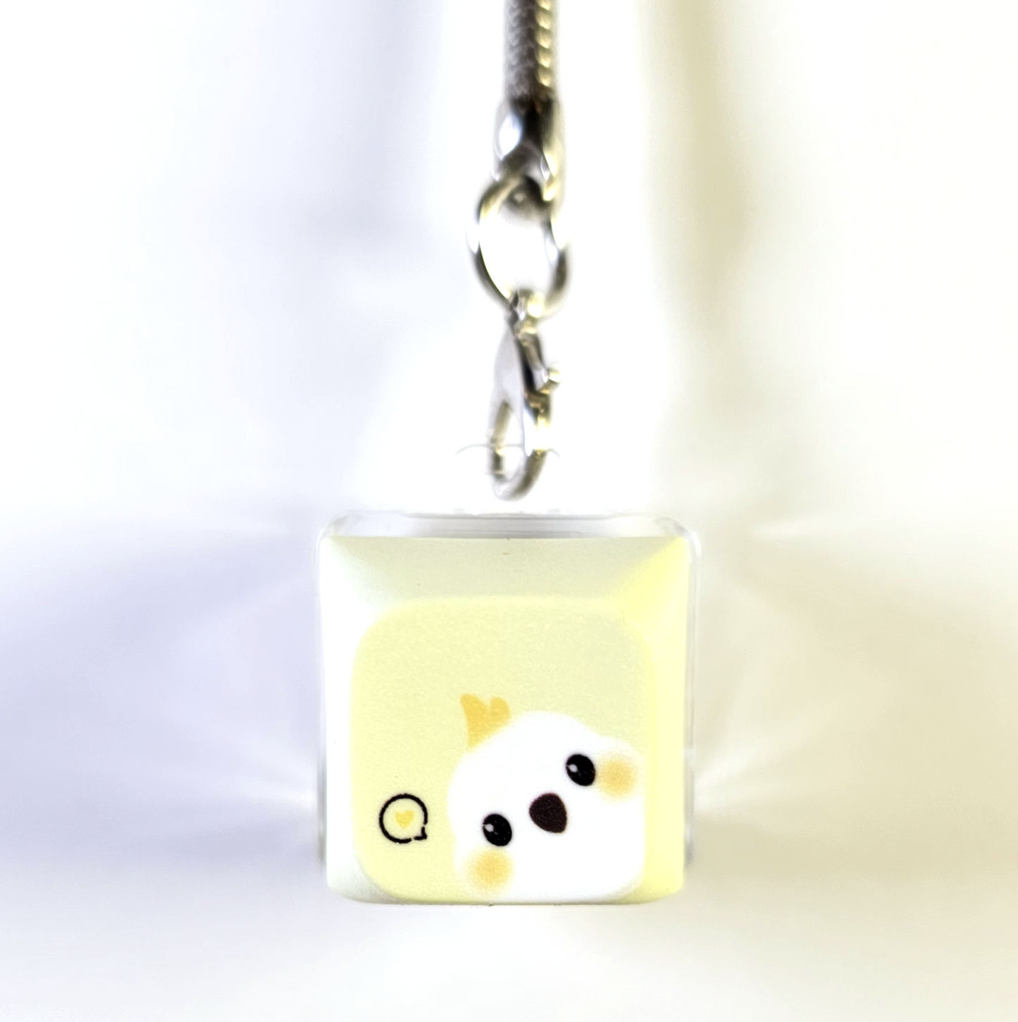 Cockatoo Clicky Keychain