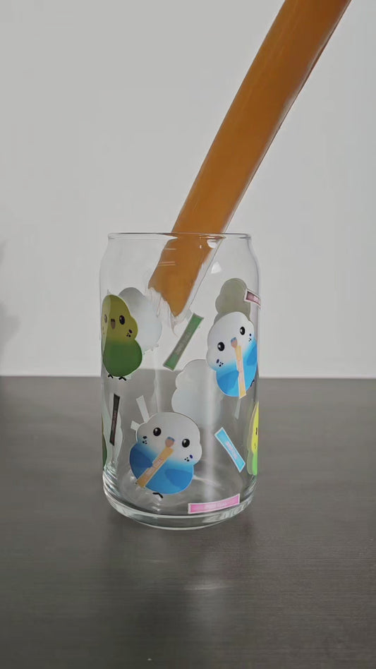Budgies Zooper Dooper Glass Tumbler *Limted Edition*