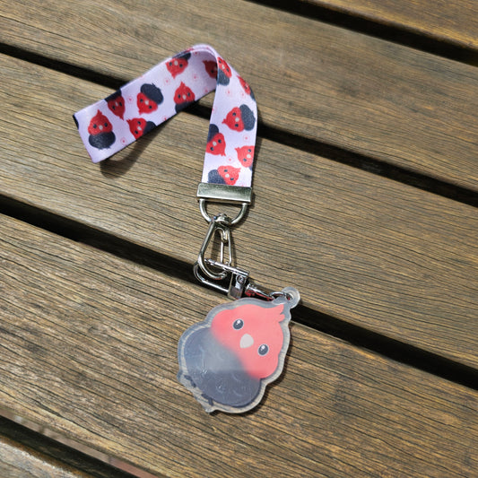 Gang Gang Black Cockatoo Lanyard
