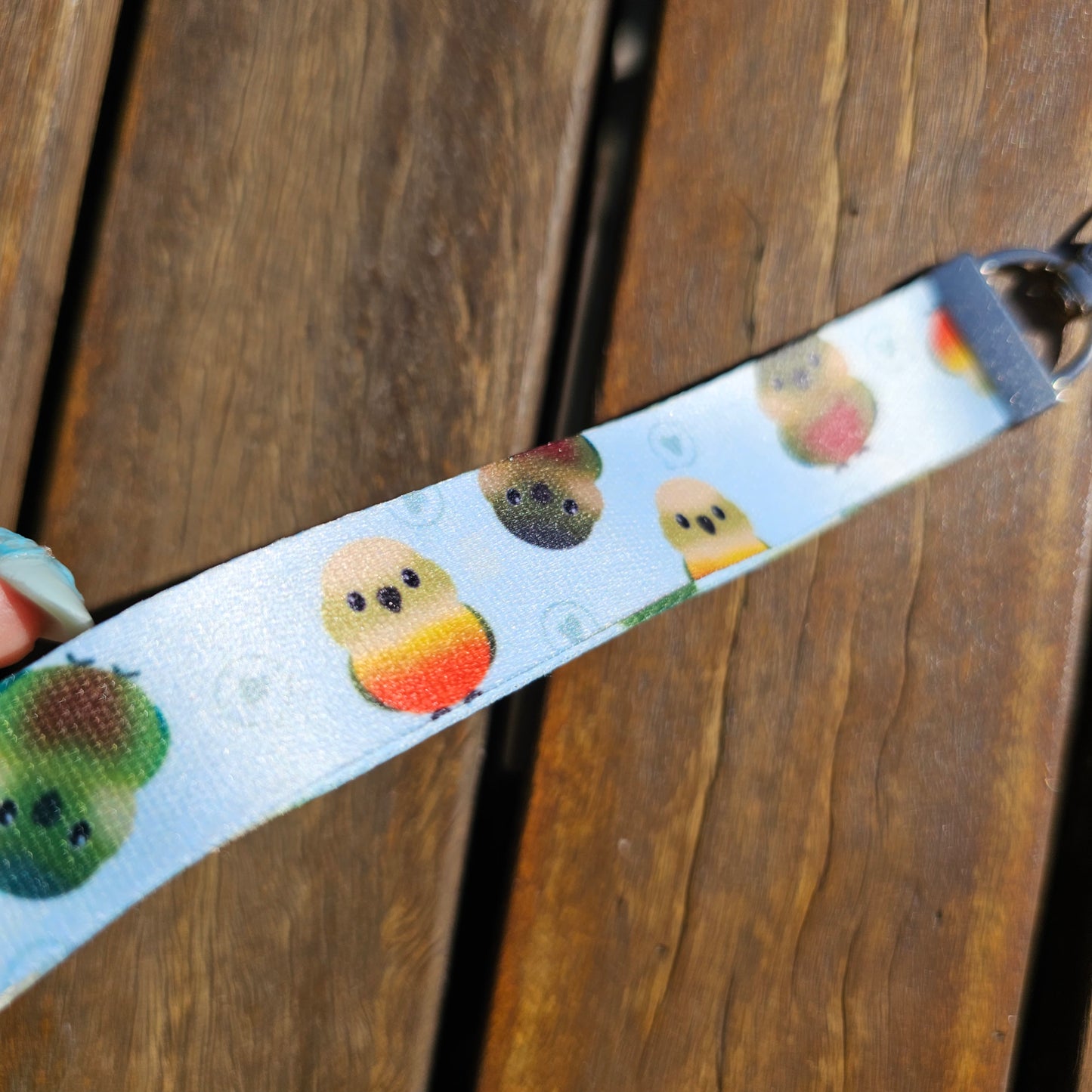 Green Cheek Conures Lanyard