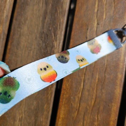 Green Cheek Conures Lanyard
