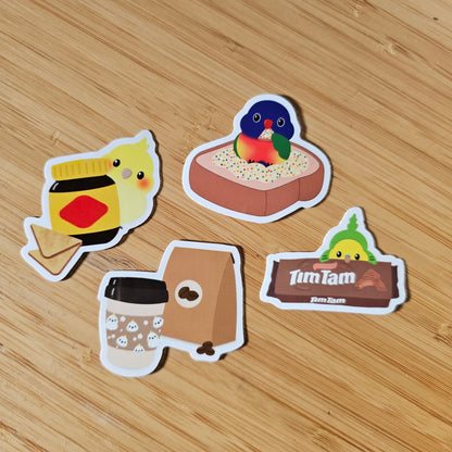 Aussie Sticker Pack 4 pcs