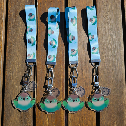 Turquoise Green Cheek Conure Lanyard