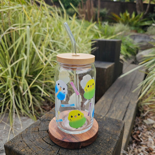 Budgies Zooper Dooper Glass Tumbler *Limted Edition*