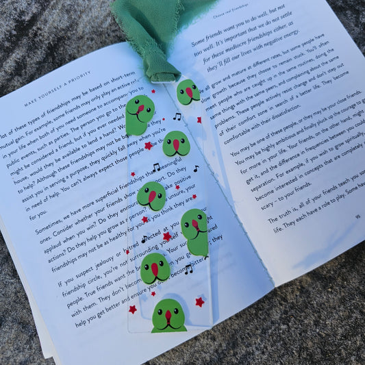 Green Ringneck Bookmark