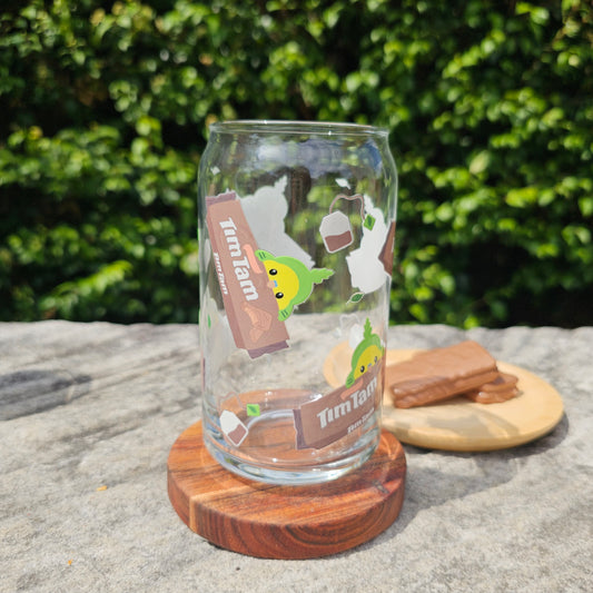 Budgie TimTam Glass Tumbler *Limted Edition*