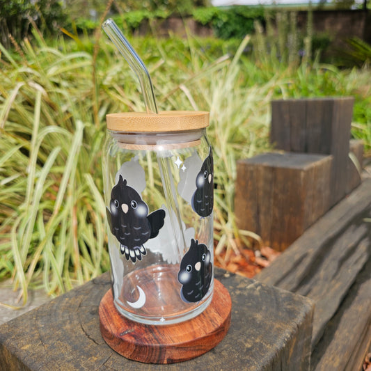 Carnaby's Black Cockatoo Glass Tumbler
