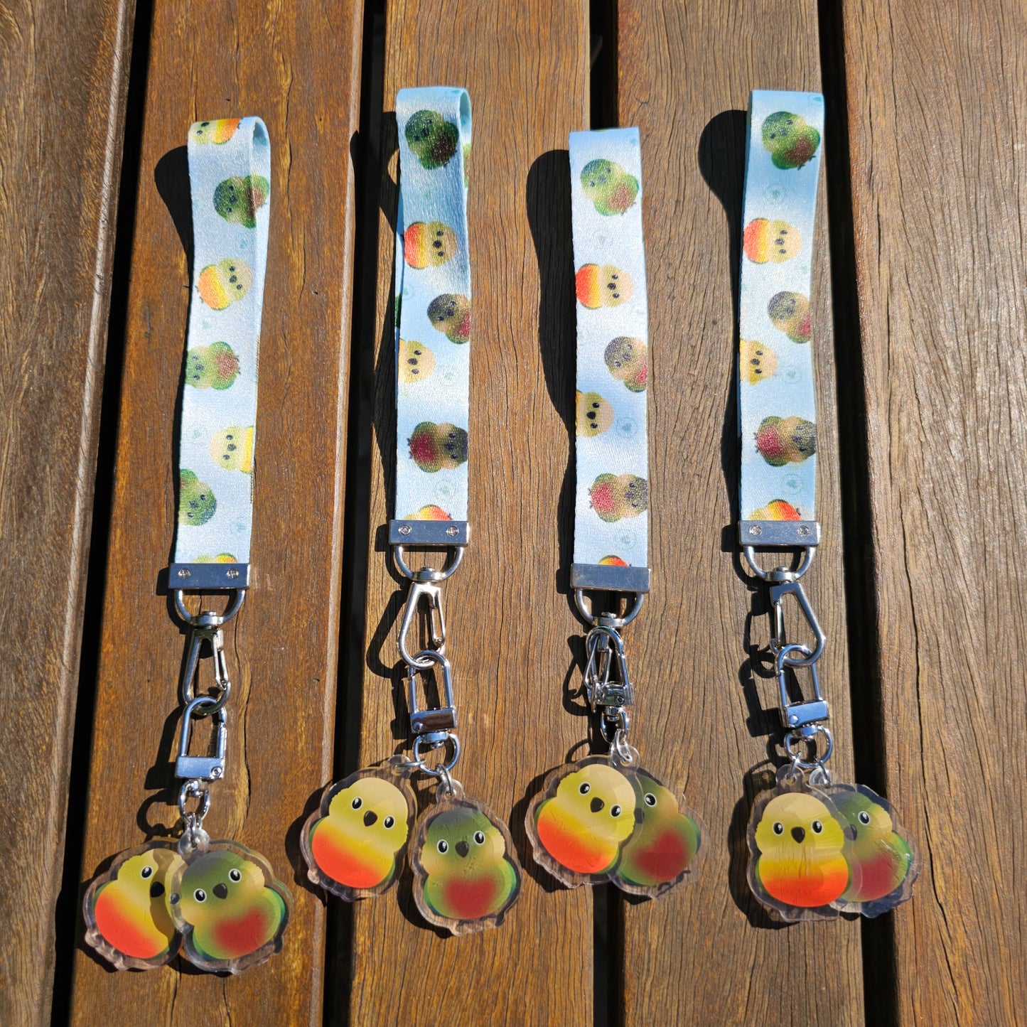 Green Cheek Conures Lanyard